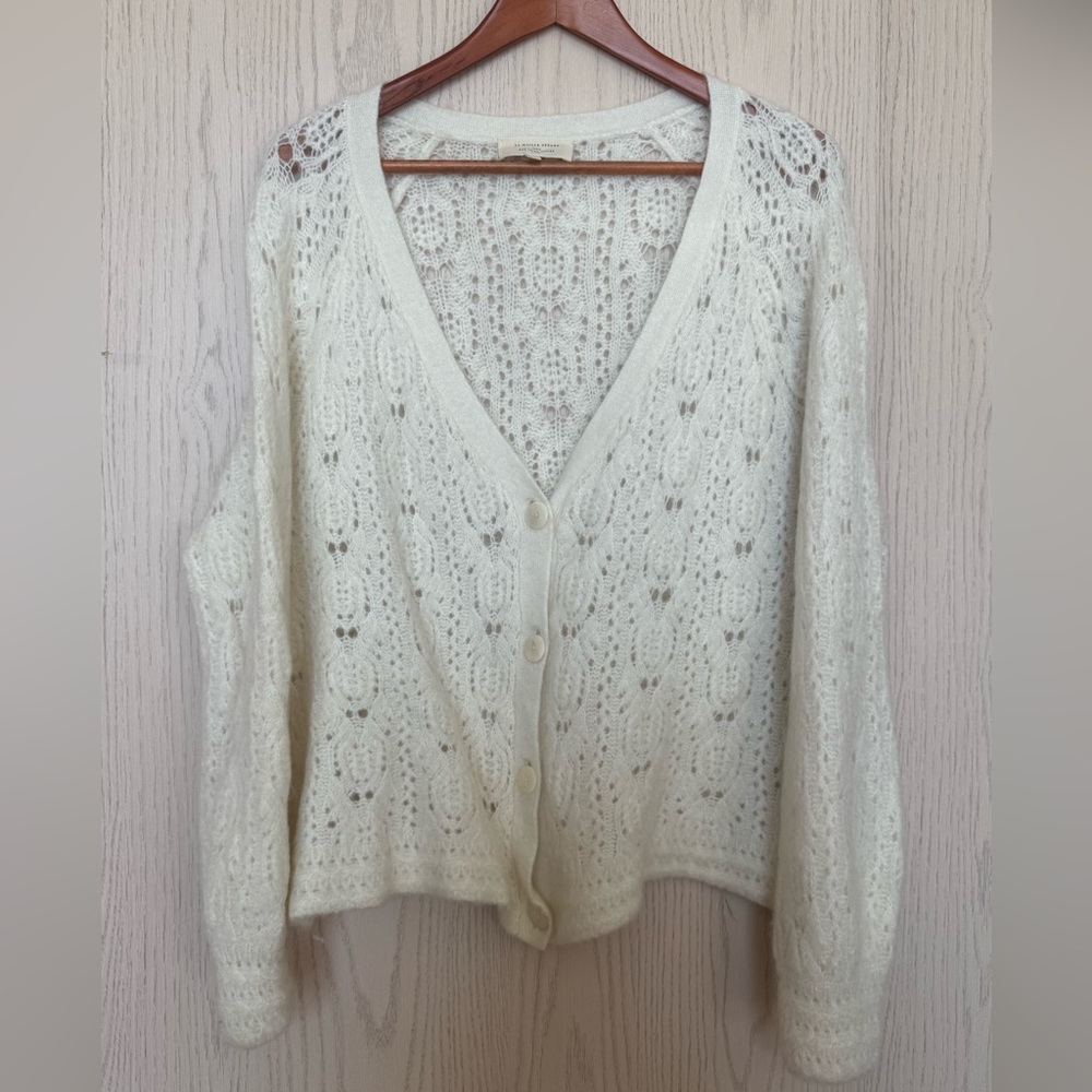 Sezane Joia Cardigan Écru. - Size XL - Picture 3 of 11